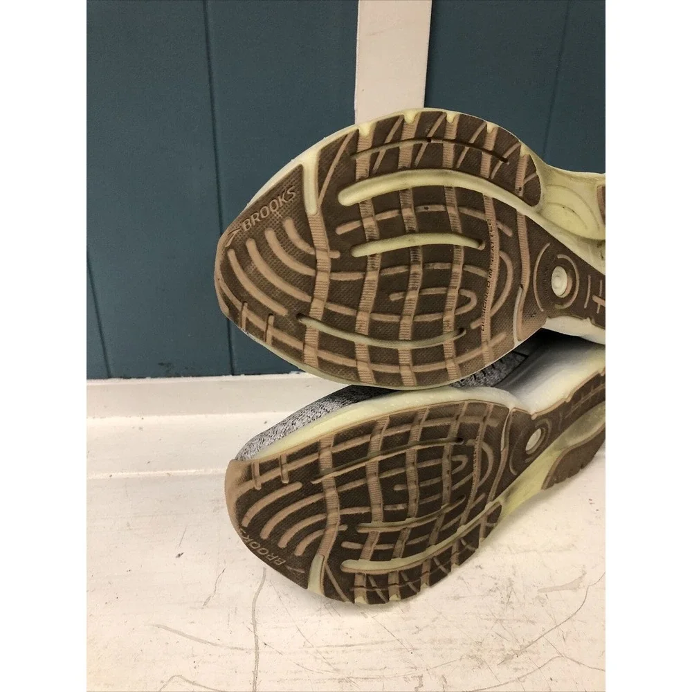 Brooks Womens Glycerin Stealthfit GTS 20 Running Shoe Gray‎ Size 11